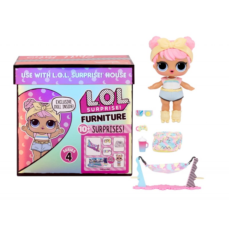 

Игровой набор LOL Surprise Furniture 4 Chill Patio (MGA Entertainment, США) Зона отдыха Лол Сюрприз с куклой Dawn Леди - Рассвет (572633)