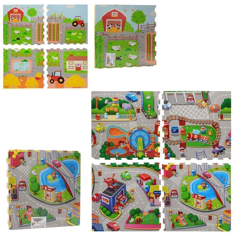 

Коврик пазл мягкий фомовый EVA 5712-1