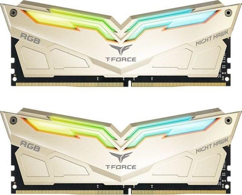 

DDR4 2x8GB/3466 Team T-Force Night Hawk Legend Gold RGB (TF7D416G3466HC16CDC01)