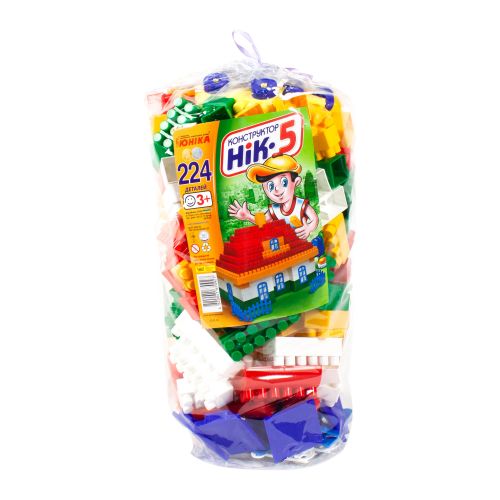 

Конструктор "НИК-5", 224 дет Юника. 36571