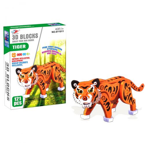 

Конструктор мягкий "Тигр", 121 деталь SEN YAN TOYS. 36486