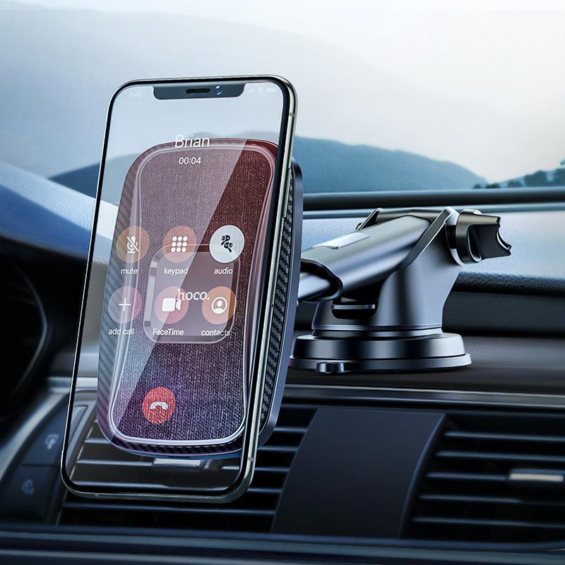 

Автодержатель Hoco CA75 с беспроводной зарядкой