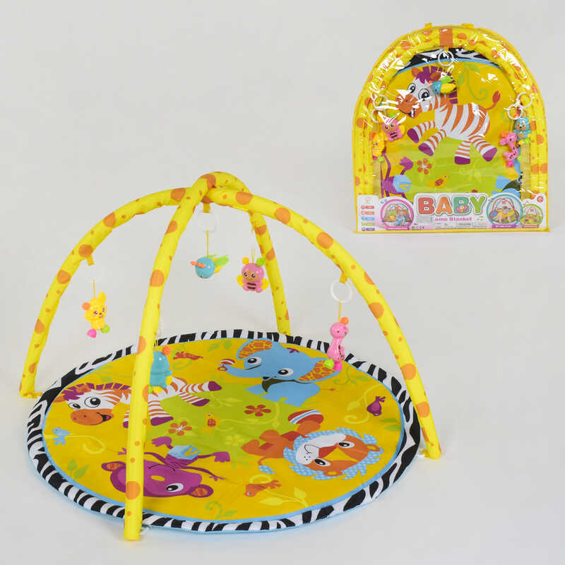 

Коврик игровой 5 подвесок-погремушек, в сумке 815 (30)
