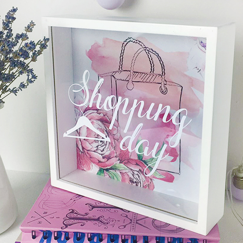 

Деревянная копилка для денег Presentville Shopping day (27159)