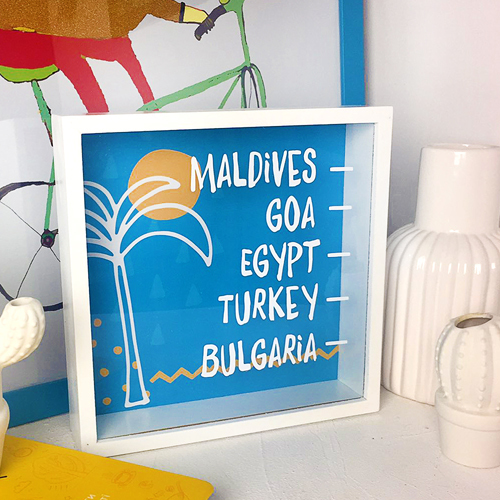 

Деревянная копилка для денег Presentville Maldives (27155)