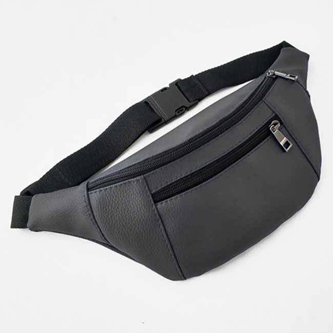 

Бананка Presentville BUMBAG экокожа серый