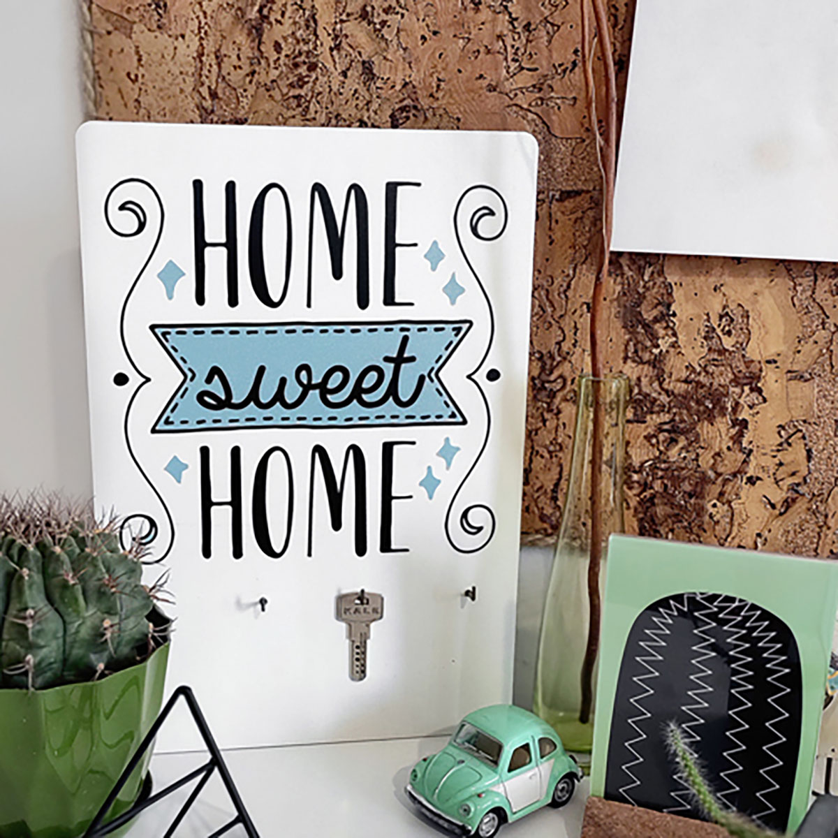 

Ключница настенная вертикальная Presentville Home sweet home