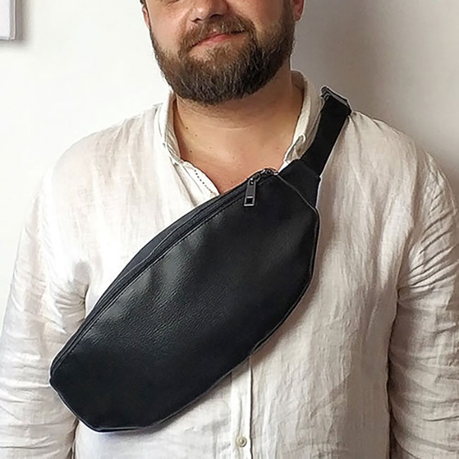 

Сумка бананка Presentville BADABUMBAG чёрный