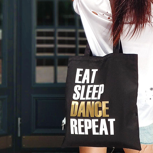

Эко сумка Presentville Market Eat Sleep Dance Repeat хлопок (27571)