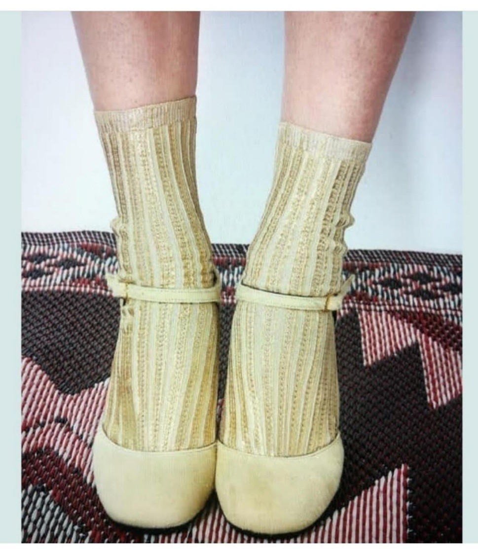 

Носочки Alto Milano 39-41 золотистые 0055DC
