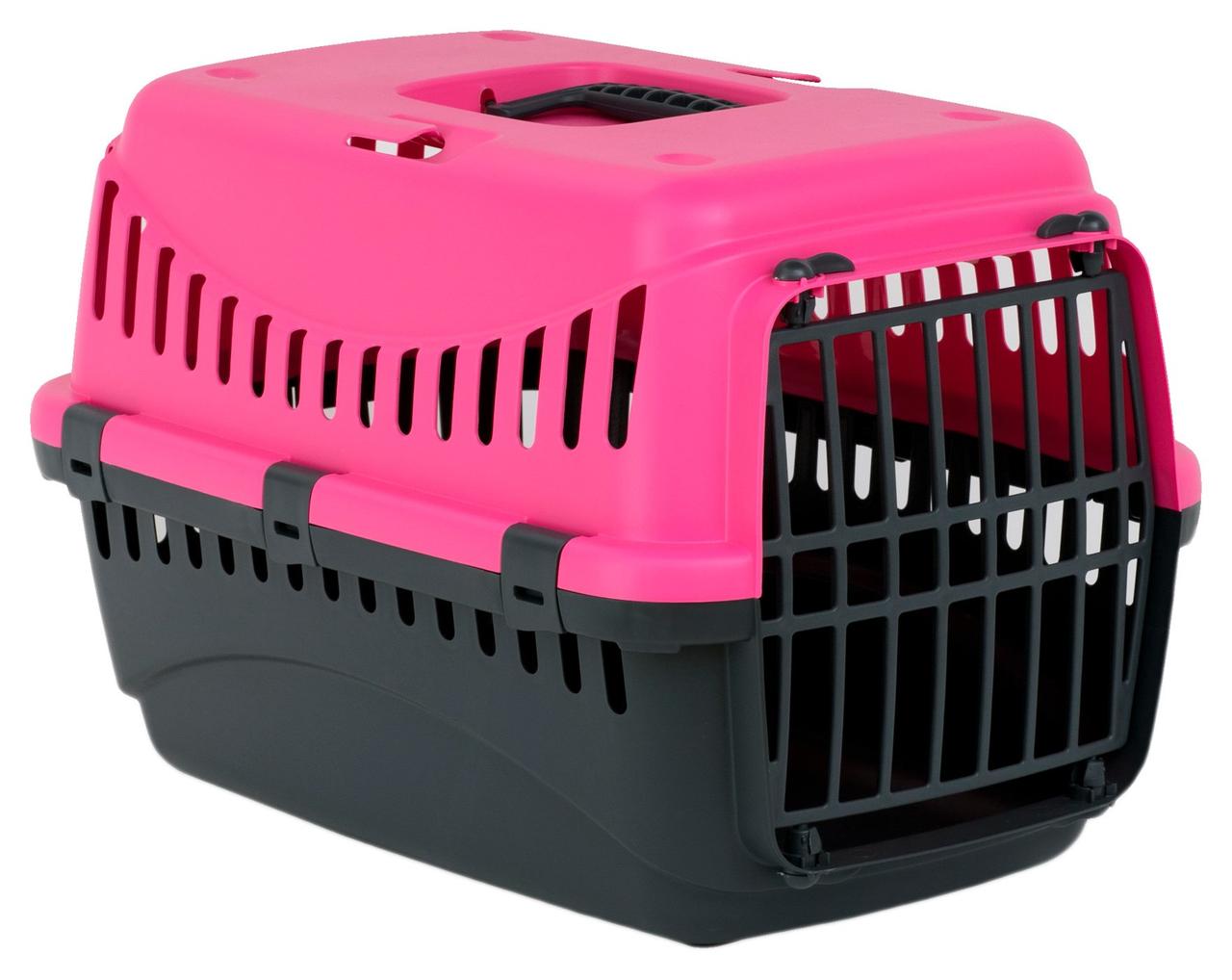 

Переноска для животных MP Bergamo GIPSY 2 Pink 58*38*38 см (дверь металл)