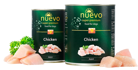 

Блок консервированного корма для собак с курицей NUEVO ADULT 6 шт * 800 г
