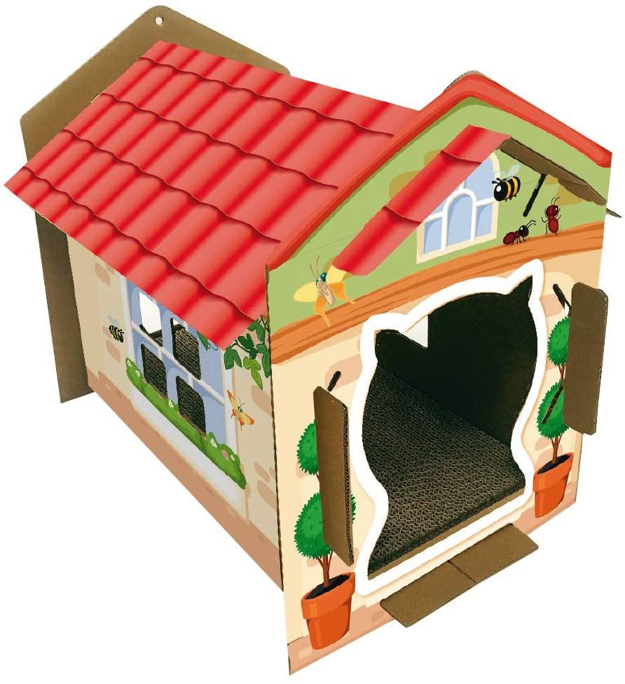 

Когтеточка домик CROCI Villa 42*35*50 см (гофрокартон)
