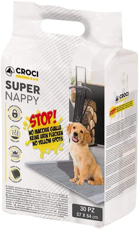 

Одноразовые пеленки для собак Croci Super nappy с активированным углем 57*54 см (30шт/уп)