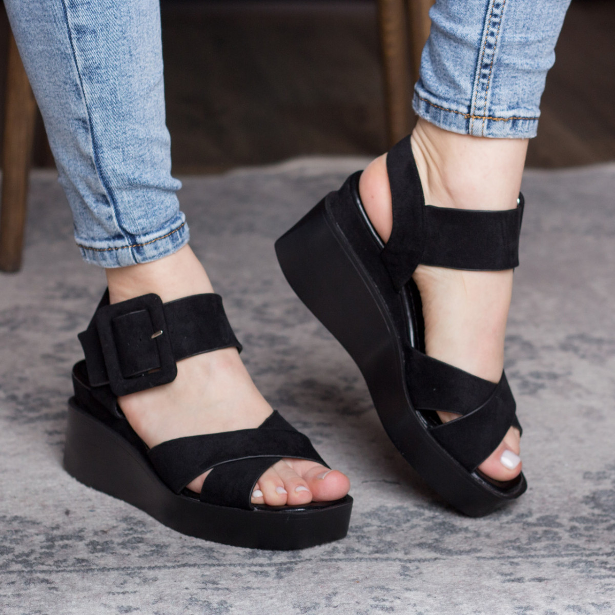 

Женские босоножки Shoes Randy 2786 38 размер 24.5 см Черный