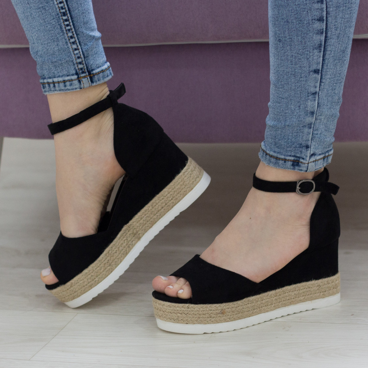 

Женские босоножки Shoes Macky 2706 40 размер 25.5 см Черный