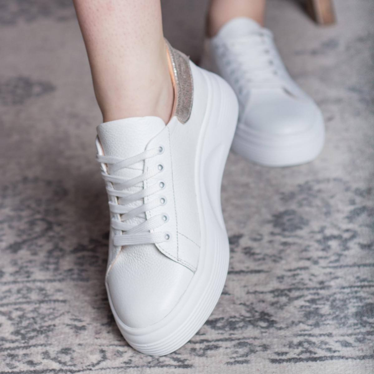

Кеды женские Shoes Alcuin 2745 38 размер 24.5 см Белый