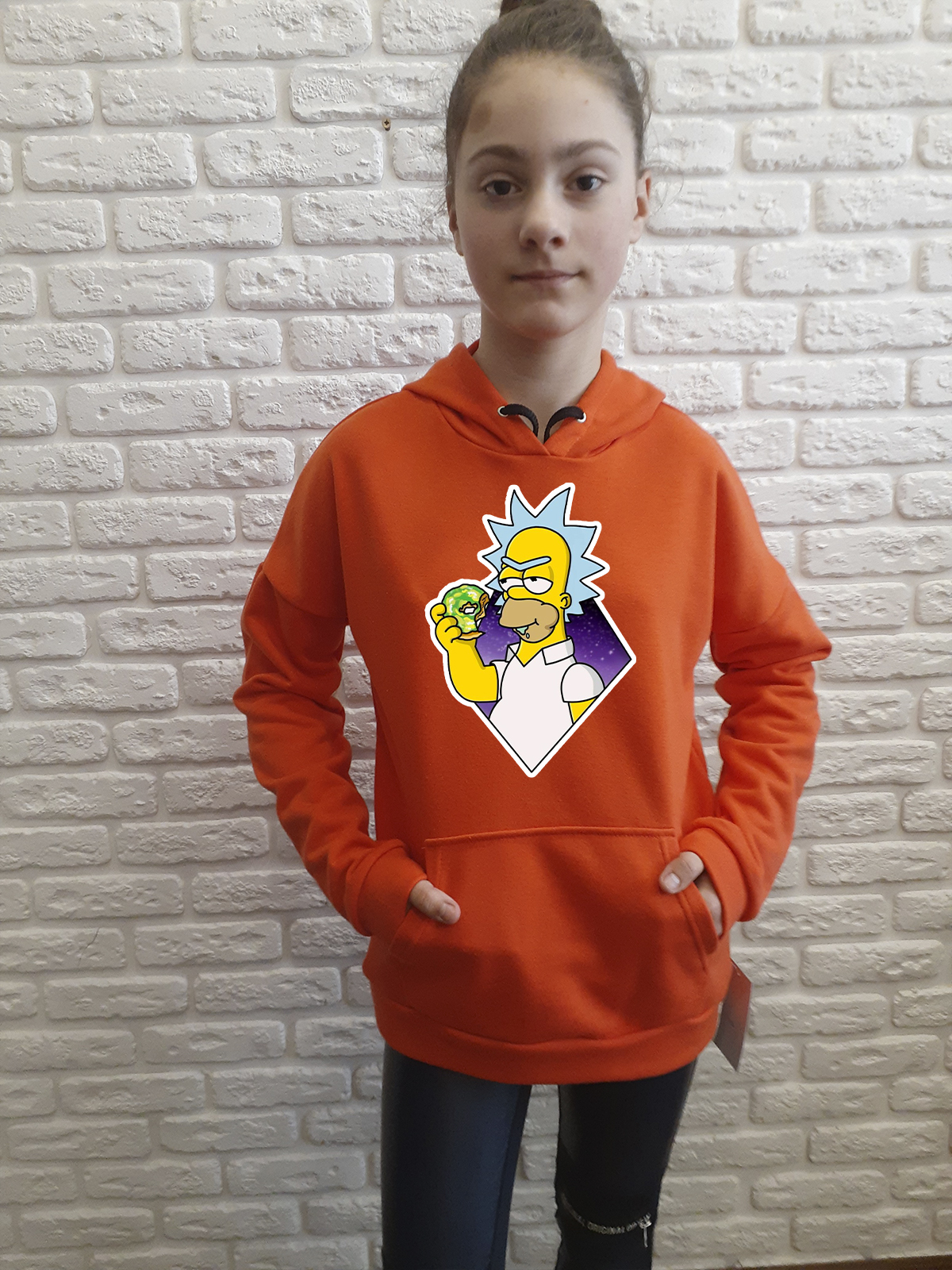 

Худи для девочек ArtSvet Рик и Морти (Rick and Morty) Оранжевый 164 см NWR1MOR