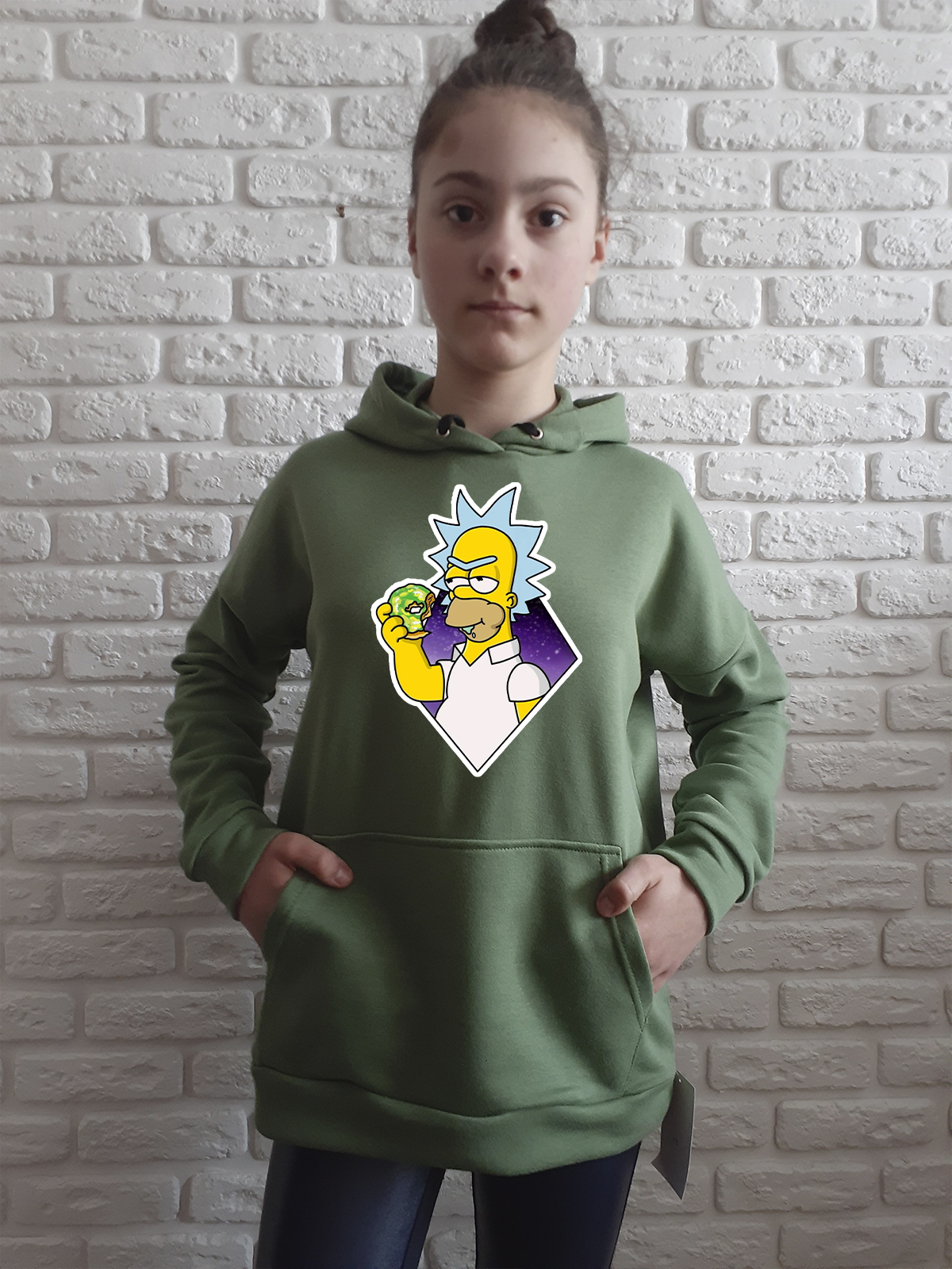 

Худи для девочек ArtSvet Рик и Морти (Rick and Morty) Зеленый 152 см NWR1MSR
