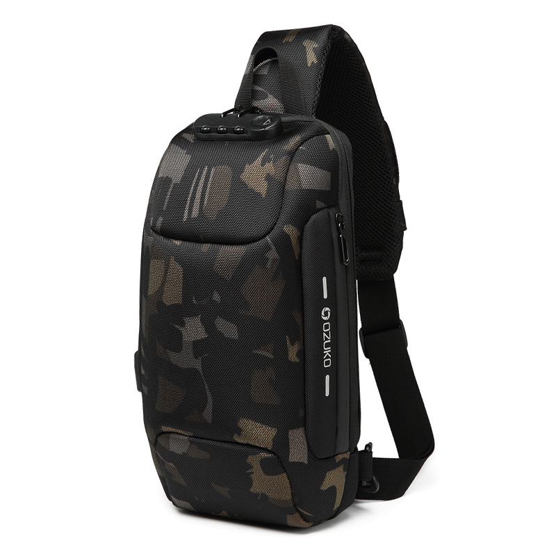 

Рюкзак на одно плечо Ozuko 9223 Camouflage