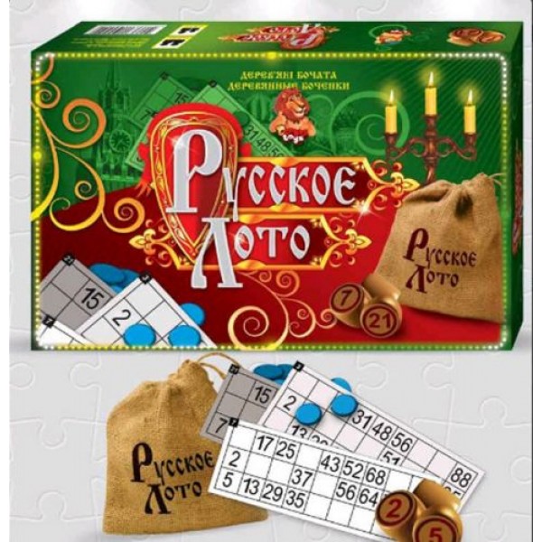 

Настольная игра Dankotoys "Русское лото", бочонки DT G 39-Gr