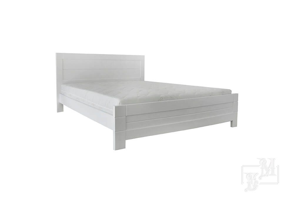 

Кровать односпальная из натурального дерева в спальню Милена 2 90х200 Елисеевская мебель