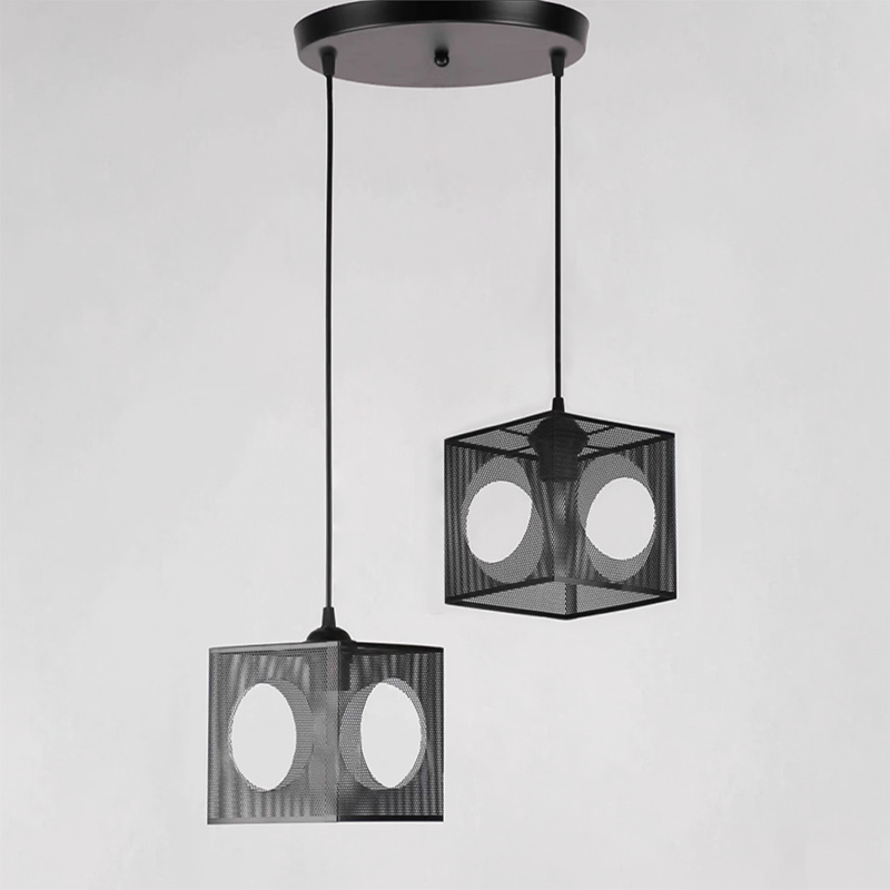 

Люстра підвісна Light House NM-15757/2 BK+BK чорна