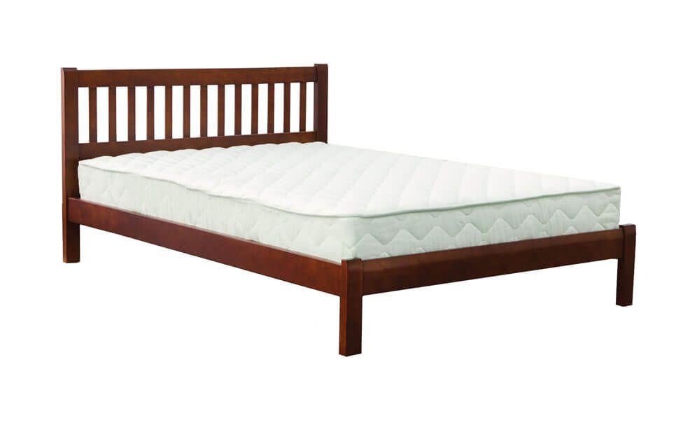 

Кровать полуторная в спальню Альбина 120х200 Елисеевская мебель