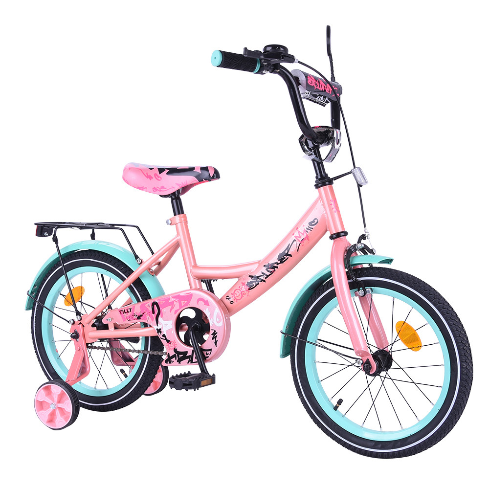 

Велосипед детский двухколесный Explorer 16" (T-216116 pink_green)