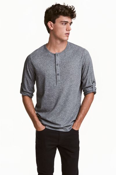 

Футболка H&M М серый (1201-711)