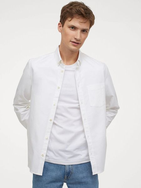 

Рубашка H&M XS/S Белая (1200-233)