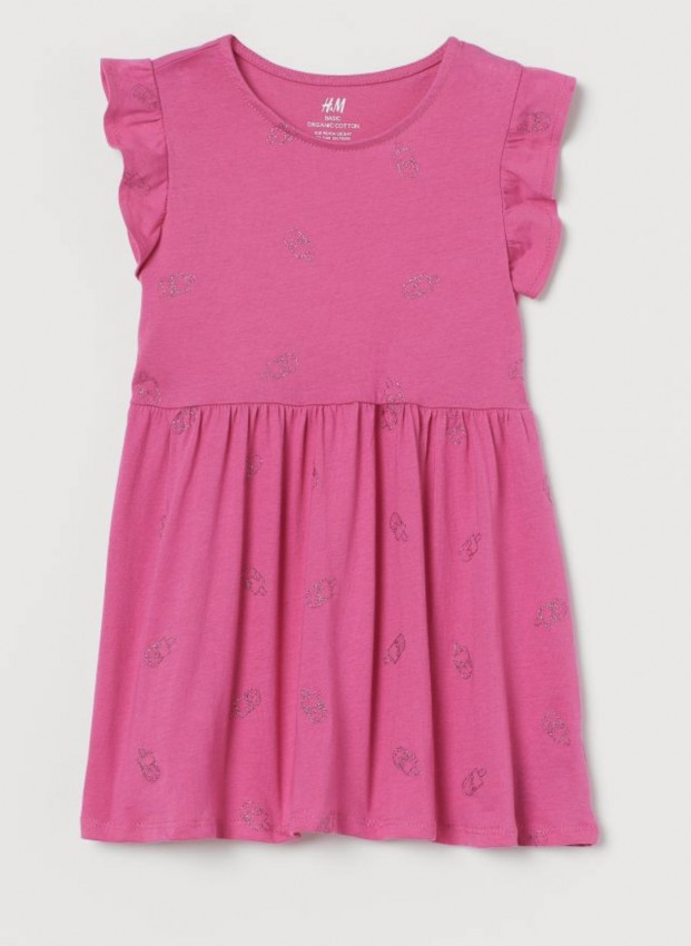 

Платье H&M Cerise 134 см розовое