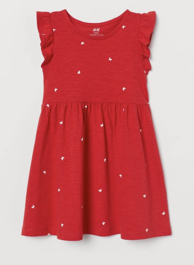 

Платье H&M Red Butterfies 110 см красное