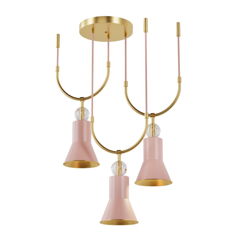 

Люстра Pikart ARCH 3U Pink/Gold, арт. 12443.3 (12443-3 - 282297)