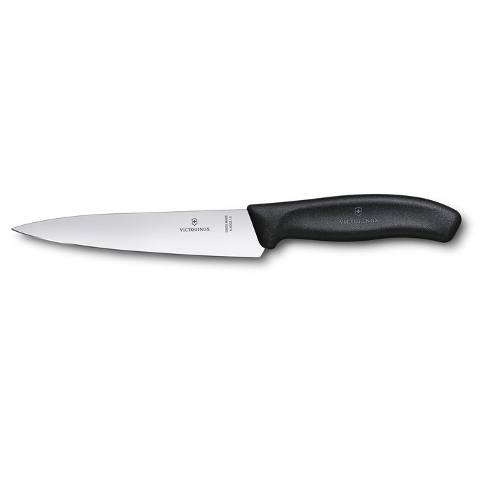 

Кухонный нож Victorinox Swiss Classic Carving Knife 150 мм Черный (6.8003.15)