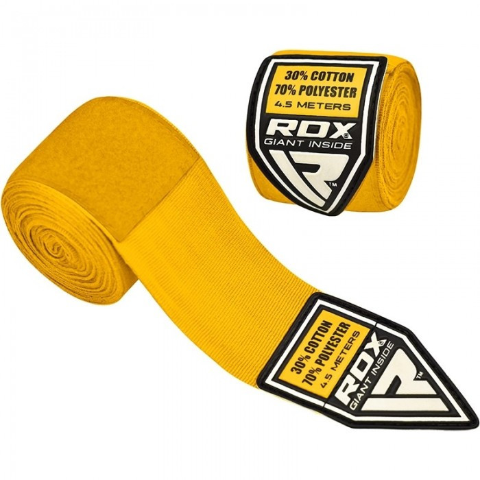 

Бинты боксерские RDX Fibra Yellow 4.5m (10406)