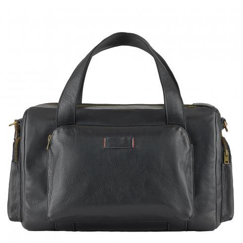 

Сумка мужская TRAVEL BAG MINI Vittorio Safino, черный с красным 123
