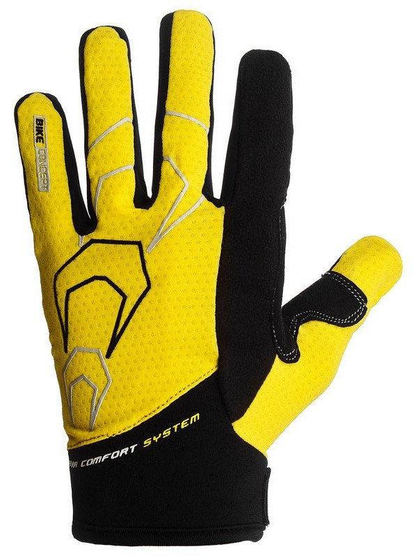 

Велоперчатки PowerPlay 6556 Yellow-black S