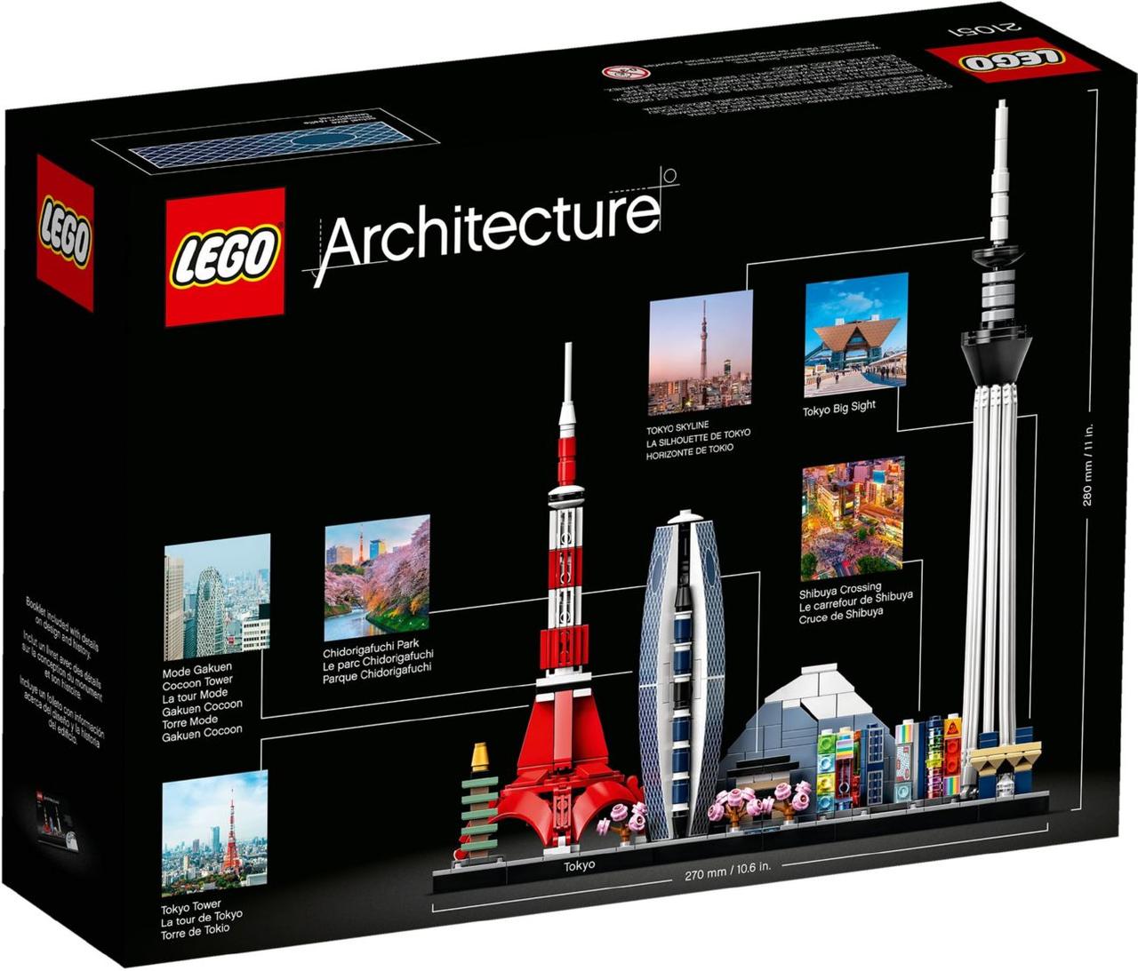 

Конструктор LEGO Architecture Токио 547 деталей (21051)