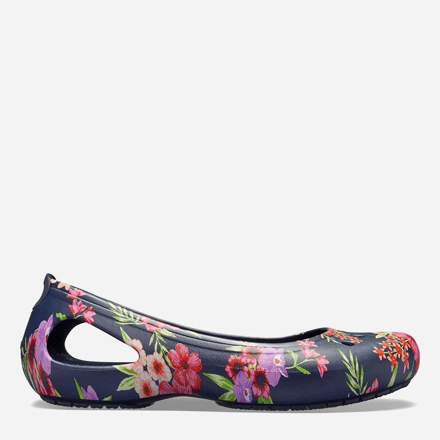 

Балетки Crocs Jibbitz Kadee Printed Flat W Tpf/Nvy 205862-96N 42-43 (W11) 27.2 см Разноцветные