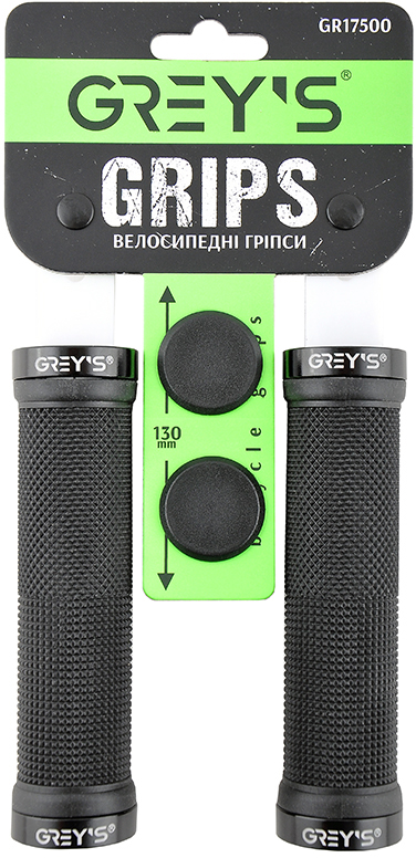 

Грипсы руля Grey's с резиновым покрытием 2 шт 130 мм Черный (GR17500)
