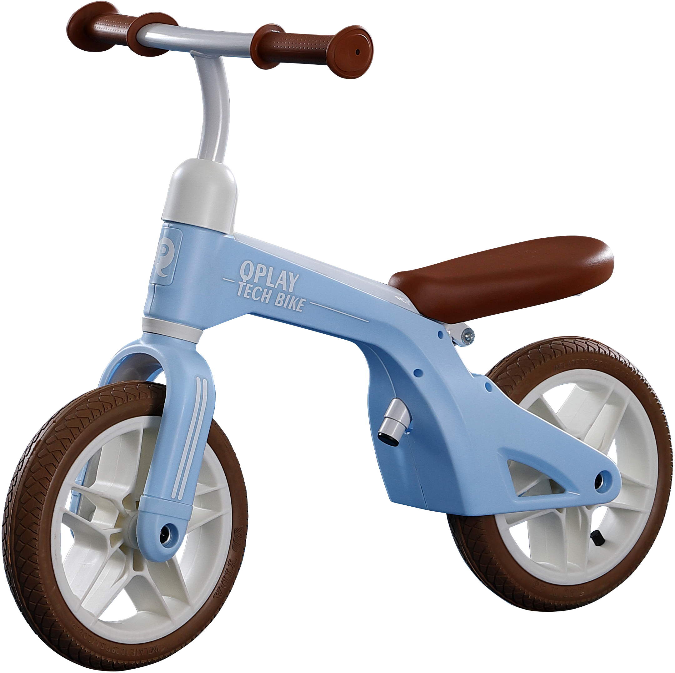 Акція на Беговел детский Qplay Tech AIR Blue (QP-Bike-002Blue) від Rozetka UA