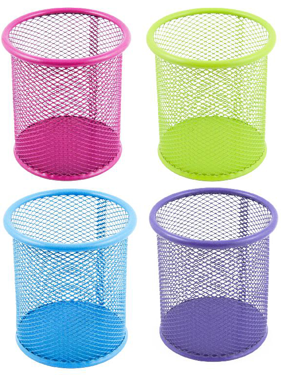 

Набор металлических подставок-стаканчиков для ручек Klerk Круглые 4 шт Микс цветов (Я45394_KL0901_4)