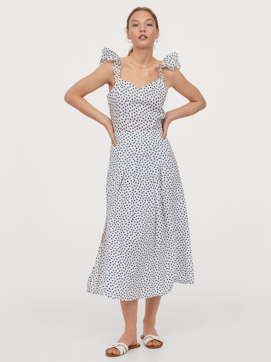 

Юбка H&M 060867044 40 Белая с синим