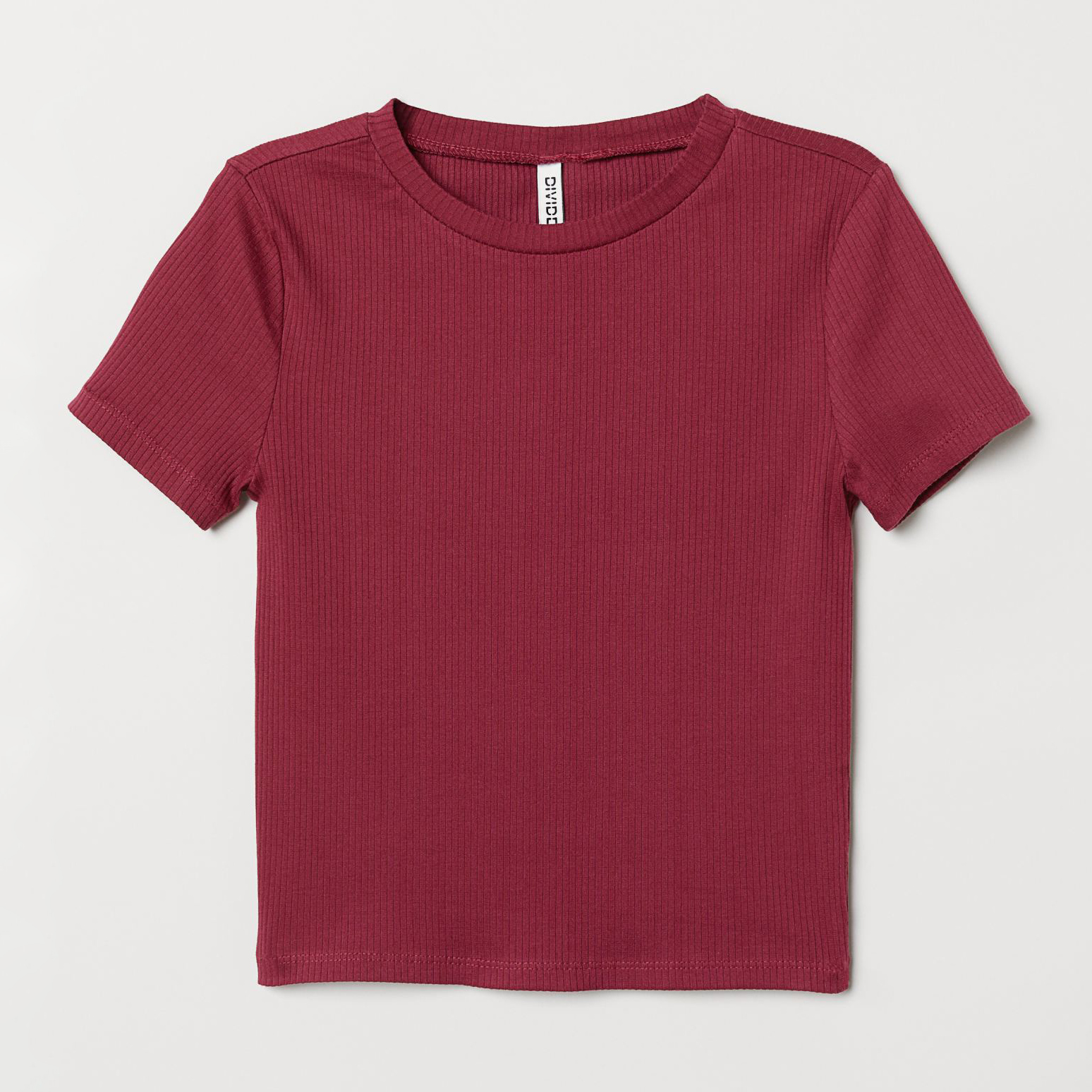 

Футболка H&M 060624486_bordo S Бордовая