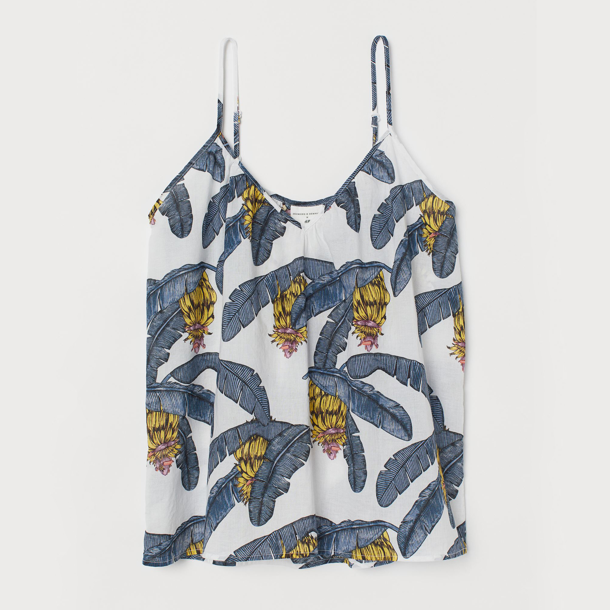 

Топ H&M 060859365 L Белый с голубым