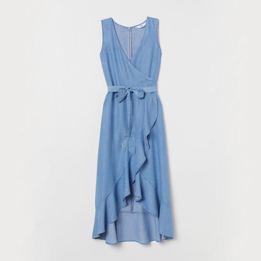 

Джинсовое платье H&M 060732729 40 Голубое