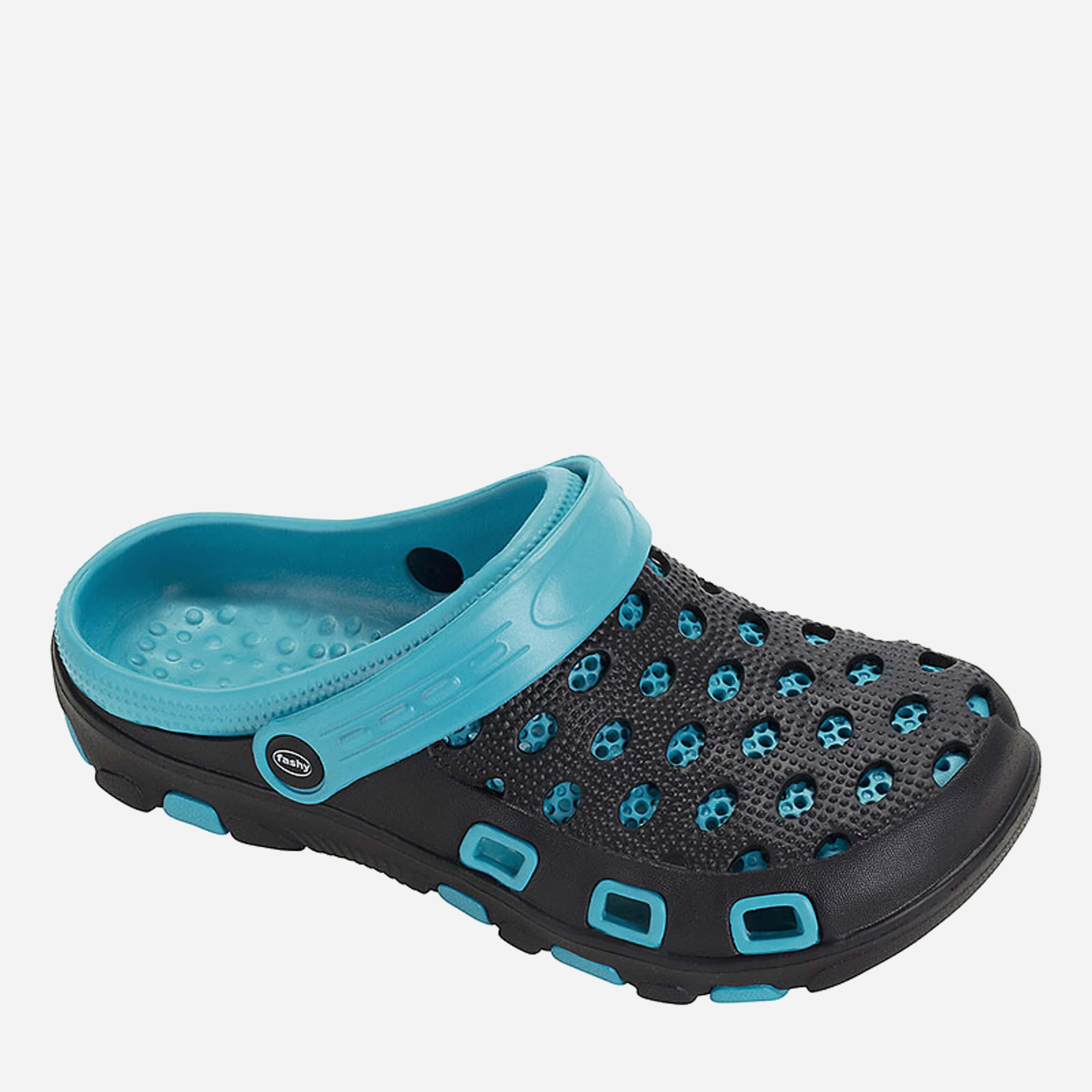 

Кроксы Fashy Pentas 7652 39 24.5 см Черные с бирюзовым