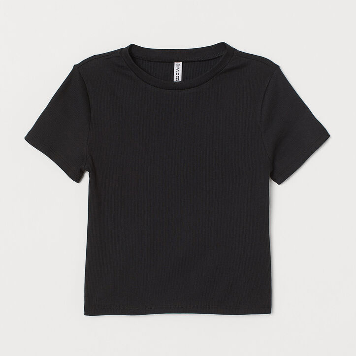

Футболка H&M 060624486_black L Черная