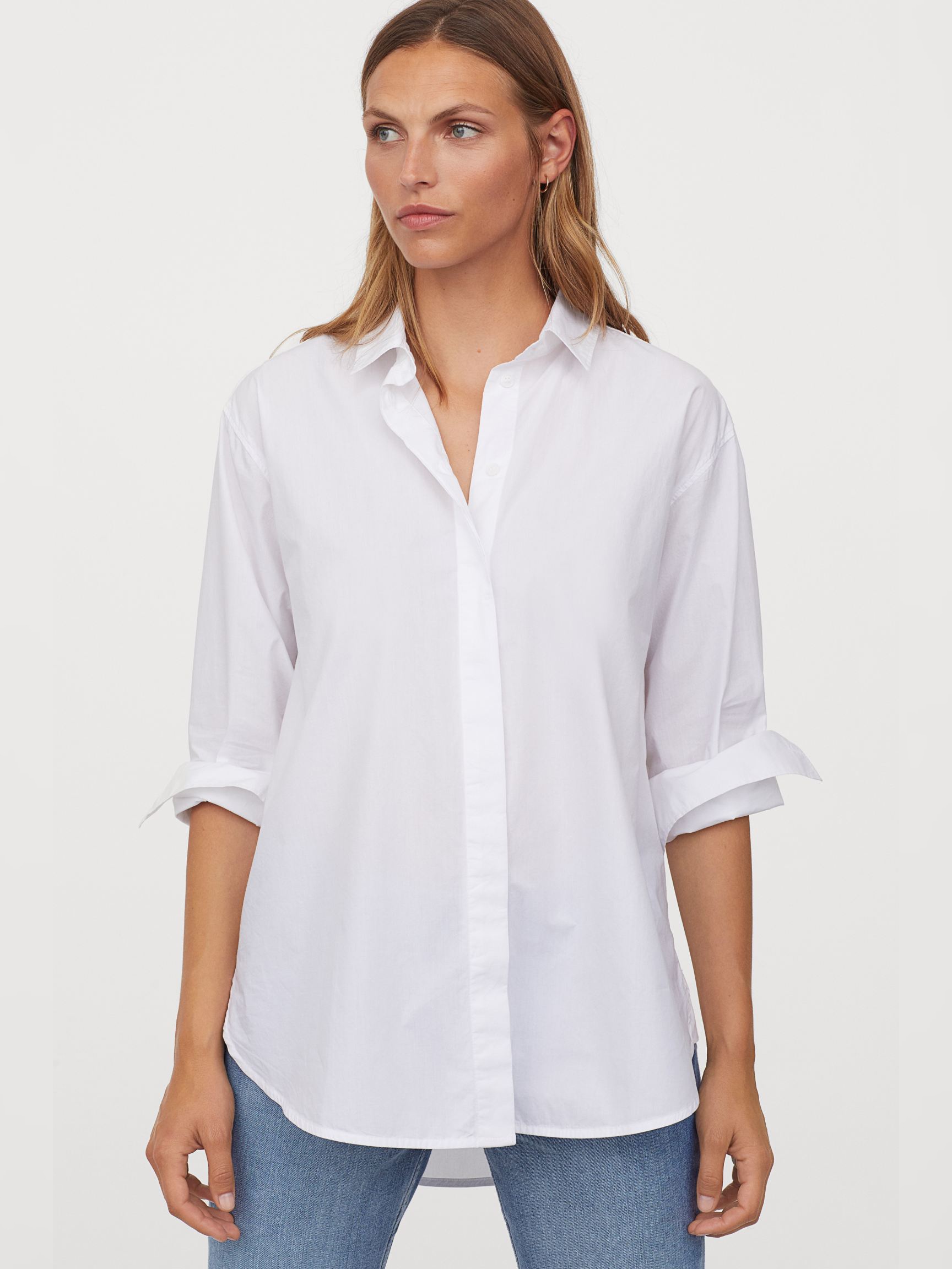 

Рубашка H&M 060811525 L Белая